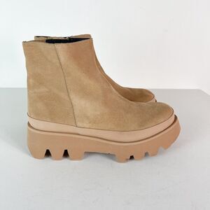 Paloma Barcelo Tan Ankle Boots